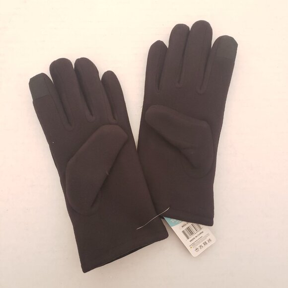 New Oumhue Trend For You Black Flower Warm Girlie Winter Gloves - Picture 6 of 7